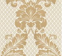 Architects Paper Barocktapete Luxury Wallpaper Tapete mit Ornamenten Vliestapete mit Echtflock gold creme 10,05 m x 0,52 m