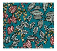 Architects Paper papier peint à fleurs Floral Impression florale papier peint intissé bleu jaune rouge noir blanc 10,05 m x 0,53 m