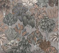 Architects Paper papier peint jungle Floral Impression tropicale papier peint intissé gris beige orange noir blanc 10,05 m x 0,53 m
