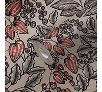 Architects Paper Papier Peints Fleuris Floral Impression intissé - 10,05m x 0,53m - Brun Gris Rouge Fabriqué en Allemagne 377543 37754-3