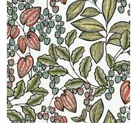 Architects Paper Papier Peints Fleuris Floral Impression intissé - 10,05m x 0,53m - Multicolore Vert Blanc Fabriqué en Allemagne 377545 37754-5