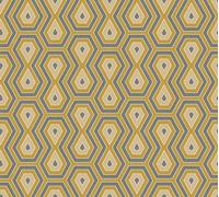Architects Paper rétro Jungle Chic géométrique papier peint intissé jaune gris blanc 10,05 m x 0,53 m