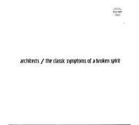 Architects - The Classic Symptoms of a Broken SP [Import]