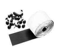 Architectural Products - Ruban de réparation autocollant pour cacher les poutres en bois synthétique - Ruban adhésif flexible en cuir synthétique aspect métal - Pour volets et fenêtres