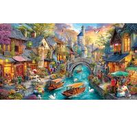 Architecture Ancienne Puzzle 1000 Pièces pour Adultes - en Carton Recyclé pour la Décoration 38x52cm/1000pcs