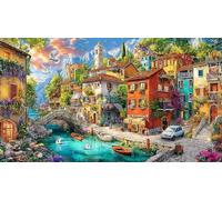 Architecture Ancienne Puzzle pour Adultes: 1000 Pièces en Carton Recyclé pour la Décoration 38x26cm/1000pcs