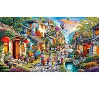Architecture Ancienne Puzzle pour Adultes: 1000 Pièces en Carton Recyclé pour la Décoration 38x52cm/1000pcs