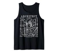 Architecture Architecture Outils étudiants Vintage Brevet Impression Débardeur