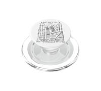 Architecture Architecture Outils étudiants Vintage Brevet Impression PopSockets PopGrip pour MagSafe