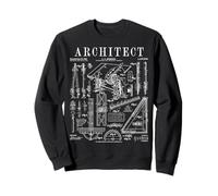 Architecture Architecture Outils étudiants Vintage Brevet Impression Sweatshirt