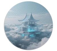 Architecture basée sur Le Cloud Puzzle 1000 Pièces Jouet en Bois Jeu D'Intelligence DécoRation Intérieure Fantastique Jeu Éduchatif Challenge Toy Adultes & Enfants des 14 Ans 1000pcs (67.5x67.5cm)