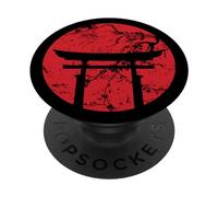 Architecture de Colonne de Porte Torii Japon PopSockets PopGrip Adhésif