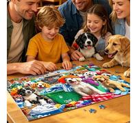 Architecture de Divertissement de Loisirs - Puzzles d'animaux pour Adultes - Conception de 1 000 pièces, système de déplacement de Masse géométrique Vertical de 19,69 Pouces, composant de Fixation de