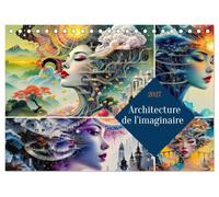 Architecture de l'imaginaire (Calendrier de bureau 2027 DIN A5 vertical), CALVENDO calendrier mensuel: Un voyage à travers un labyrinthe urbain asiatique plein de vie.