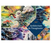 Architecture de l'imaginaire (Calendrier mural 2027 DIN A3 vertical), CALVENDO calendrier mensuel: Un voyage à travers un labyrinthe urbain asiatique plein de vie.