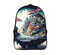 architecture de montagne sac à dos loisirs unique cartable grande capacité 2 compartiment flotter sacs dos imprimé 3d-16,les enfants pour les voyages les affaires