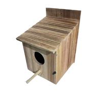 Architecture de sanctuaire ornithologique - Abri pour oiseaux de cour - Conception de balcon de jardin extérieur, système de déplacement de masse géométrique vertical de 8,66 pouces, composants de fix