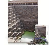 Architecture des puits à degrés Anciens Puzzle de 1000 pièces pour Adultes Découpe Nette Idéal pour se remémorer Le Calme et se détendre Cadeau Festif (38x52cm)
