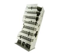 Architecture détaillée en Plastique détruit, modèles de bâtiments Miniatures détruits, Parfaits pour Les paysages de Jeux de Guerre et Les collectionneurs de terrains armés.
