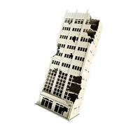 Architecture détaillée en Plastique détruit, modèles de bâtiments Miniatures détruits, Parfaits pour Les paysages de Jeux de Guerre et Les collectionneurs de terrains armés.