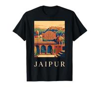 Architecture du Palais Indien de Jaipur et Patrimoine Urbain T-Shirt