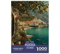 Architecture du paysage urbain Puzzles 1000 Pièces Cadeau Unique intéressant Jeu Éduchatif Challenge Toy À De Qualité Supérieure Peinture Art Pour Adultes Et Enfants À Partir De 14 Ans 38x26cm/1000pcs