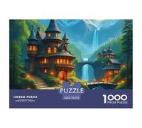 Architecture fantastique 1000 Pièces Puzzle Le Cadeau Parfait Pour La Famille Et Les Amis Belles Maisons Puzzle À Faire Soi-même Pour Décoration D'intérieur,cadeaux Adultes Et Enfants À Partir De 14 A