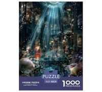 Architecture Fantastique Puzzle 3D en Papier 38x26cm/1000pcs, Ville Magique - Jeux Éducatifs pour Tous, Détente + Décoration, Cadeau Utile