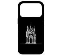 Architecture Gothique Art Linéaire Bâtiment Coque pour iPhone 17 Pro