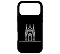 Architecture Gothique Art Linéaire Bâtiment Coque pour iPhone 17 Pro Max
