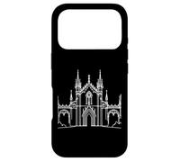 Architecture Gothique Dessin au Trait Coque pour iPhone 17 Pro