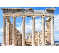 Architecture Grecque Antique - Puzzle de 1000 pièces : Jeu éducatif, matériaux recyclables et Impression Haute définition. À partir de 14 Ans.