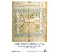Architecture, jardin et paysage, volume 8. L'environnement du château et de la villa aux XVe et XVIe siècles