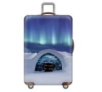 Architecture Mer Plage Impression Housse De Valise,Scratchproof Housse Valise,Luggage Trolley Case Cover De Elastique Housse De Protection pour Valise 18 à 32 Pouces (Colour 6,S(18-21inch))