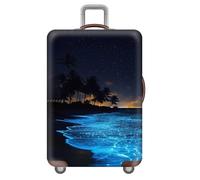 Architecture Mer Plage Impression Housse De Valise,Scratchproof Housse Valise,Luggage Trolley Case Cover De Elastique Housse De Protection pour Valise 18 à 32 Pouces (Colour 3,S(18-21inch))