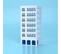 Architecture Modèle Maison 1:150 pour la disposition de chemin de fer (G07) | Échelle précise 1:150, matériau ABS robuste, idéal pour les mises en page à échelle N, montage facile sans outils