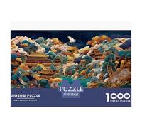 Architecture Orientale Puzzle 1000 Pièces 38x26cm/1000pcs, Grue - Jeux Relaxants Créatifs, ÉduChatifs & Décoratifs, Cadeau pour Adultes