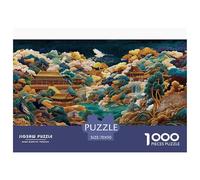 Architecture Orientale Puzzle 1000 Pièces 70x50cm/1000pcs, Grue - Jeux Relaxants Créatifs, ÉduChatifs & Décoratifs, Cadeau pour Adultes