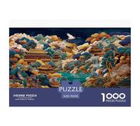 Architecture Orientale Puzzle 3D en Papier 70x50cm/1000pcs, Grue - Créatif & ÉduChatif, Parfait pour Se Détendre + Décorer, Excellent Cadeau pour Tous