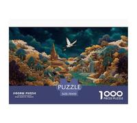 Architecture Orientale Puzzle 3D en Papier 70x50cm/1000pcs, Grue - Jeux ÉduChatifs & Relaxants, Créatifs & Décoratifs, Idéaux pour Adultes