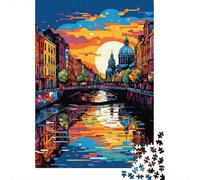 Architecture Paysage Urbain 1000 Pièces Puzzle De Qualité Supérieure Puzzle Adulte Stimulantes Activités Familiales Pièces Parfaitement Assorties Le Cadeau Parfait 1000pcs (75x50cm)