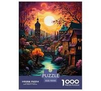Architecture Paysage Urbain Puzzles De 1000 Pièces pour Toute La Famille Classiques pour Jeux Et Activités Familiales Stimulantes, Art Adultes Enfants 70x50cm/1000pcs