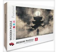 Architecture Puzzle 3000 Pièces Adultes, RéTro Puzzle Bois 122x81cm, Adultes Jeu éducatif Défi énigme avec Une Boîte d'emballage Exquise, Jeu Relaxant Détente Collection, Decoration Chambre, 9-5189