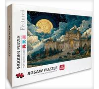 Architecture Puzzle 4000 Pièces Adultes, Ciel éToilé Puzzle Bois 141x87cm, Adultes Jeu éducatif Défi énigme avec Une Boîte d'emballage Exquise, Jeu Relaxant Détente Collection, Deco Chambre, 5-8368