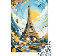 Architecture Rivière Fleurs Puzzle, 1000 Pièces Jeu Intérieur Adulte | 70x50cm Carton, Exercice Mental, Finition Surface Lisse, Amateurs De Puzzles, Réduction Du Stress