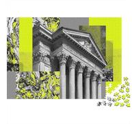 Architecture Romaine en marbre, éléments gribouillés. || Puzzles Amusants en Famille 1000pcs (75x50cm) Adultes