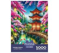 Architecture Romantique Puzzle 1000 Pièces pour Adultes Et Enfants Dès 14 Ans Jeu De Patience Et De Réflexion Divertissement Créatif Cadeau Classiques Décoration De La Maison 38x26cm/1000pcs