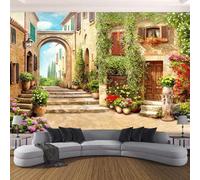 Architecture Stéréoscopique Extension De L'Espace Plantes Papier Peint 3d Moderne Soie Texturée Haut De Gamme IdéAl Pour Le Salon Et La Chambre à Coucher-430cm×300cm