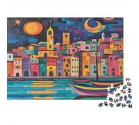 Architecture Unique Casse-tête 1000 Pièces avec Découpe Précise, Jeu De Puzzle Classique activité Zen pour Une Décoration Murale, Idée Cadeau Anniversaire 70x50cm/1000pcs