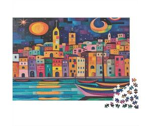 Architecture Unique Casse-tête 1000 Pièces avec Découpe Précise, Jeu De Puzzle Classique activité Zen pour Une Décoration Murale, Idée Cadeau Anniversaire 70x50cm/1000pcs